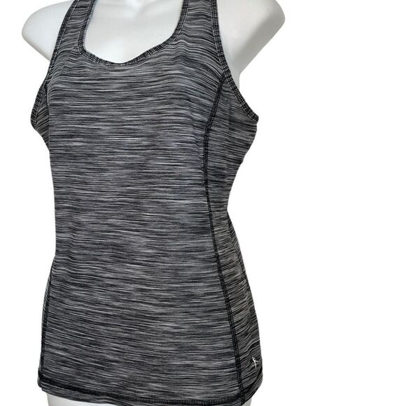 Danskin Now Fitted Racerback Tank Top Marbleized Small - Picture 4 of 10